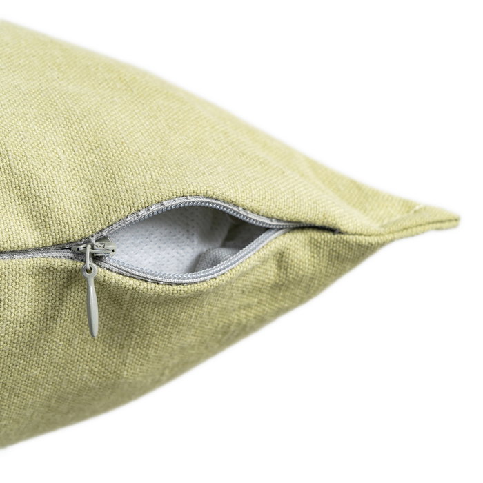 Cojín Verde Claro 85%Algodón-15%Lino 60 X 60 cm Cojín Verde Claro 85%Algodón-15%Lino 60 X 60 cm