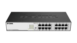 D-Link DGS-1016D Switch No administrado Gigabit Ethernet 1U Negro, Plata