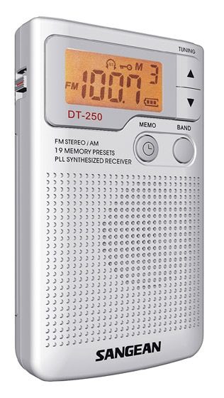 Sangean Radio digital con altavoz, autoscan y temporizador