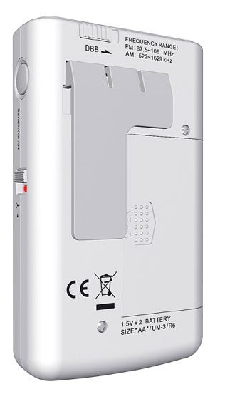Sangean Radio digital con altavoz, autoscan y temporizador