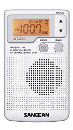 Sangean Radio digital con altavoz, autoscan y temporizador