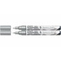 Schneider Paint-It Estuche de 2 Rotuladores Cromados con Puntas de 0.8 mm y 2 mm