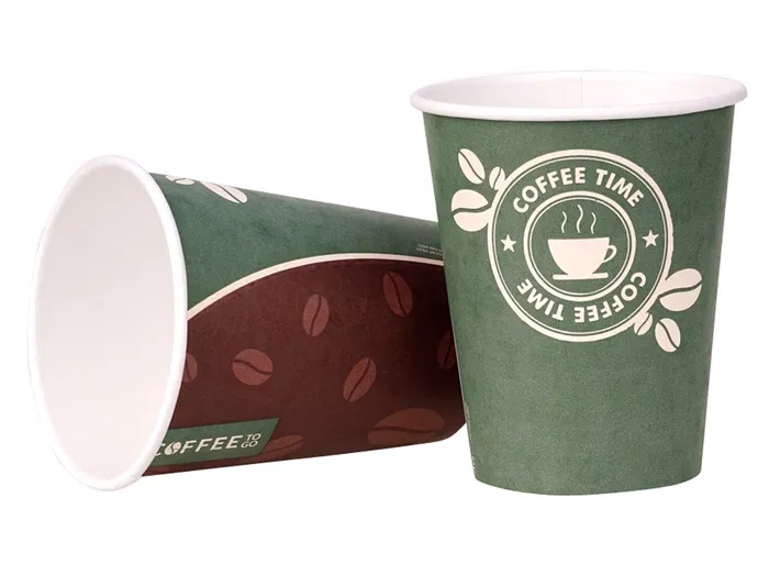 Blanca Vaso Termico Carton 200 cc Paquete de 50 Unidades