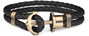 Paul Hewitt Pulsera de Cuero Negra PH-L-M-B-XL