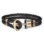 Paul Hewitt Pulsera de Cuero Negra PH-L-M-B-XL