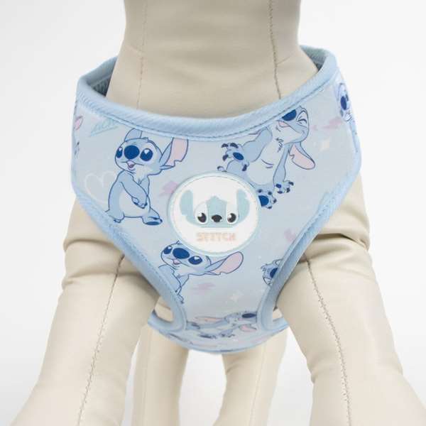 Cerdá Arnés para Perros Stitch Talla S-M Color Light Blue
