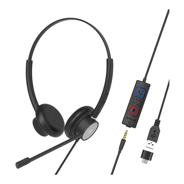 Tellur Voice 420 Auriculares de Diadema Negros Tellur Voice 420 Auriculares de Diadema Negros