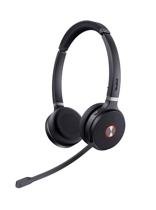 Yealink WH62 Dual UC Auriculares Inalámbricos DECT para Oficina, Doble Micrófono, Cancelación de Ruido, 20-20000 Hz, Alcance 160m