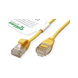 ROLINE GREEN Patchkabel Cat.6A U/FTP 3 m Amarillo