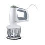 Braun MultiMix 5 HM 5137 Batidora de mano 750 W con varillas, ganchos amasar y picadora, gris y blanco