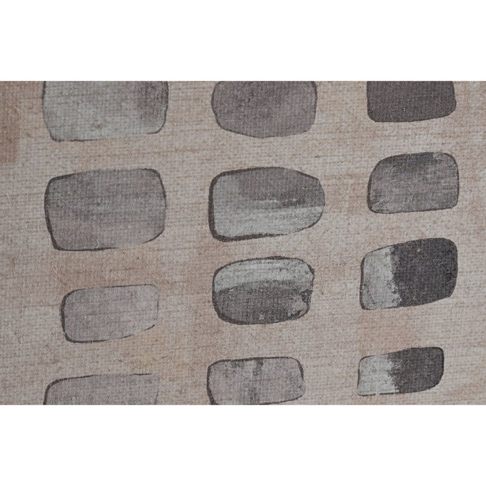 DKD Home Decor Cuadro Moderno 3D Yute y PS Beige