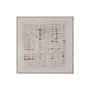DKD Home Decor Cuadro Moderno 3D Yute y PS Beige
