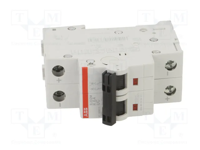 ABB S200M UC MCB 2 polos 6A 400VAC/400VDC
