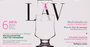 LAV Set de 6 Vasos Arya, 310 cc, 7 x 12 x 7 cm (8 Cajas)