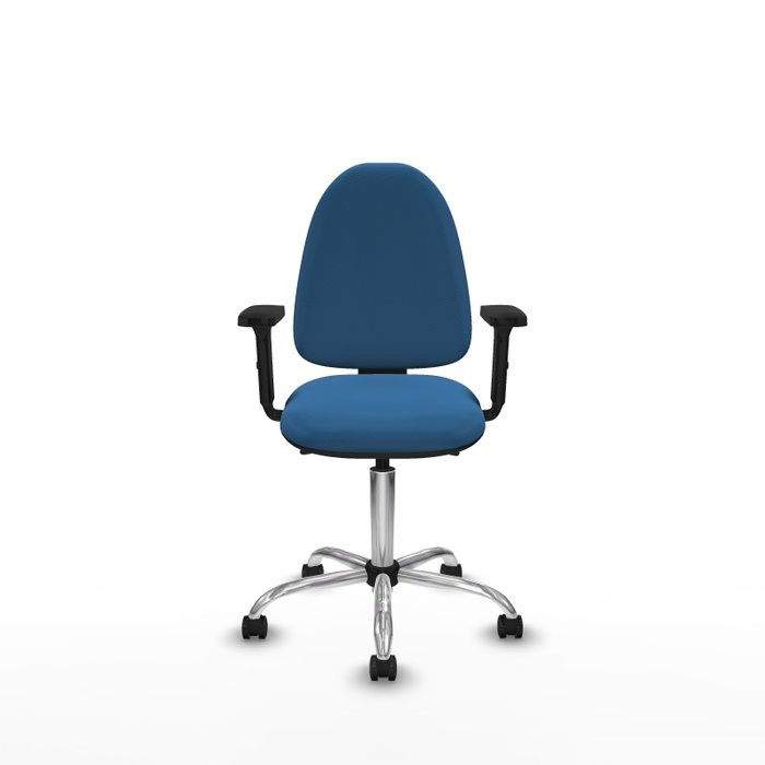PIQUERAS Y CRESPO Silla de oficina Aýna Azul claro con mecanismo Asincro