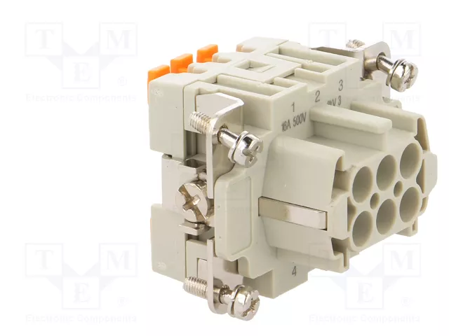 ILME CSHF 06 Conector HDC Plantilla de Contacto Hembra de 6 Pines