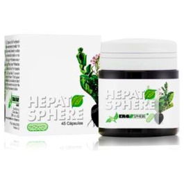 ERGONAT Hepatosphere 45 Cápsulas - Complemento alimenticio para estimular el sistema de eliminación hepático, renal e intestinal
