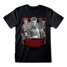 Stranger Things Camiseta Group Artwork One Last Strange Adventure Colour talla M
