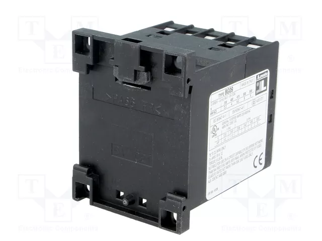 LOVATO ELECTRIC Contactor BG 3-polar 9A 24VAC