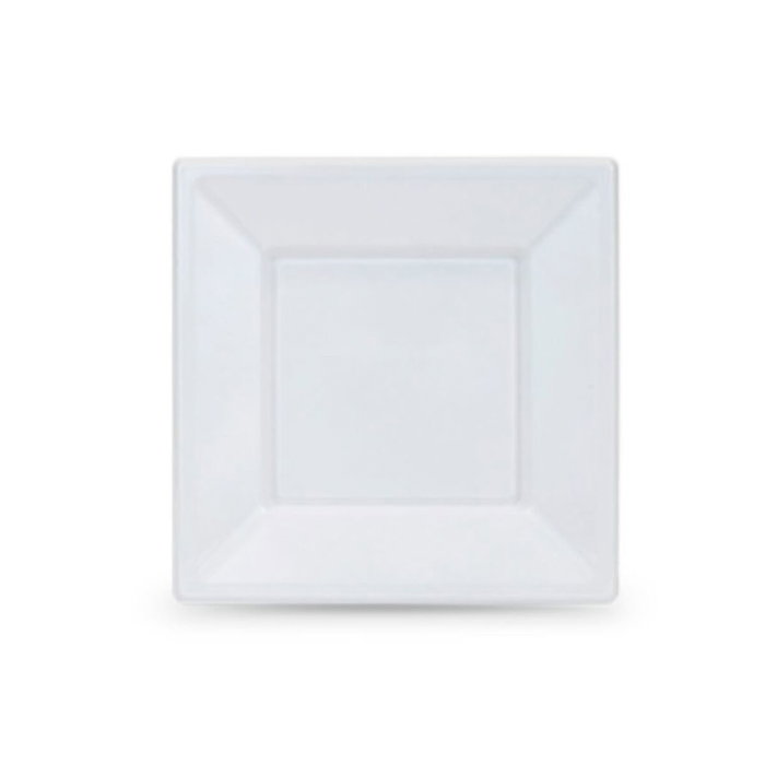 Algon Set de 36 Platos Cuadrados Eco 18cm