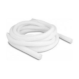 DeLOCK Geflechtschlauch selbstschließend, Funda Trenzada de Cierre Automático, 5 m x 19 mm, Blanco, Poliéster, -40 a 125 °C