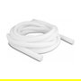 DeLOCK Geflechtschlauch selbstschließend, Funda Trenzada de Cierre Automático, 5 m x 19 mm, Blanco, Poliéster, -40 a 125 °C