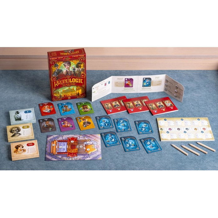 Turing Machine Juego de Mesa Kronologic: Paris 1920 - Misterio, Deducción y Viajes en el Tiempo - 1 a 4 Jugadores, a Partir de 10 Años