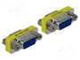 DeLOCK 65008 Adaptador cambiador de género Sub-D9 hembra a hembra