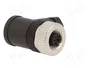 LAPP Conector M12 hembra de 5 pines, angular, IP67