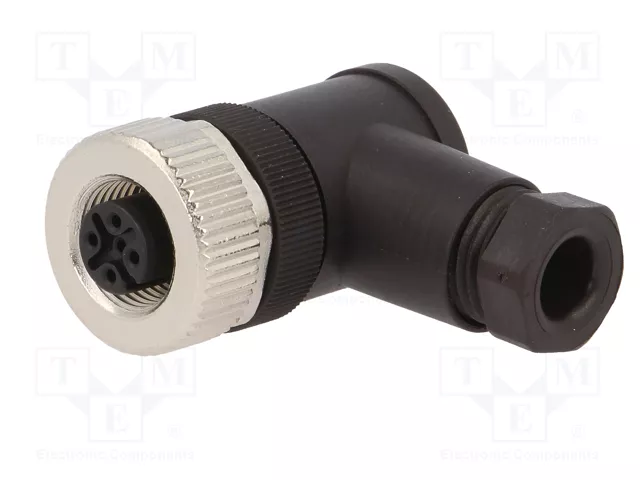 LAPP Conector M12 hembra de 5 pines, angular, IP67 LAPP Conector M12 hembra de 5 pines, angular, IP67