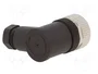 LAPP Conector M12 hembra de 5 pines, angular, IP67