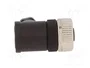 LAPP Conector M12 hembra de 5 pines, angular, IP67