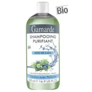 GAMARDE Champú Purificante Enebro para Caspa 500ml Bio - Cabello Suave y con Volumen - Ingredientes 99% Naturales GAMARDE Champú Purificante Enebro para Caspa 500ml Bio - Cabello Suave y con Volumen - Ingredientes 99% Naturales