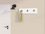 Hanah Home Gancho de Pared Blanco 36x12 cm