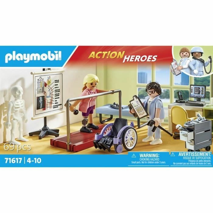 Playmobil Action Heroes Taller de fisioterapia 71617 Playmobil Action Heroes Taller de fisioterapia 71617