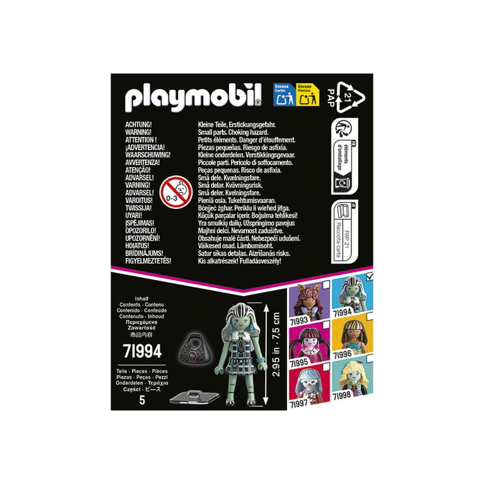 Playmobil Monster High Frankie Stein Muñeca Articulada 71994 Niños +5 Años