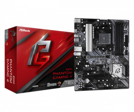 ASRock 90-MXBCY0-A0UAYZ Placa Base B550 Phantom Gaming 4 AMD B550 Socket AM4 ATX DDR4 para PC