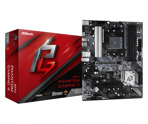 ASRock 90-MXBCY0-A0UAYZ Placa Base B550 Phantom Gaming 4 AMD B550 Socket AM4 ATX DDR4 para PC ASRock 90-MXBCY0-A0UAYZ Placa Base B550 Phantom Gaming 4 AMD B550 Socket AM4 ATX DDR4 para PC