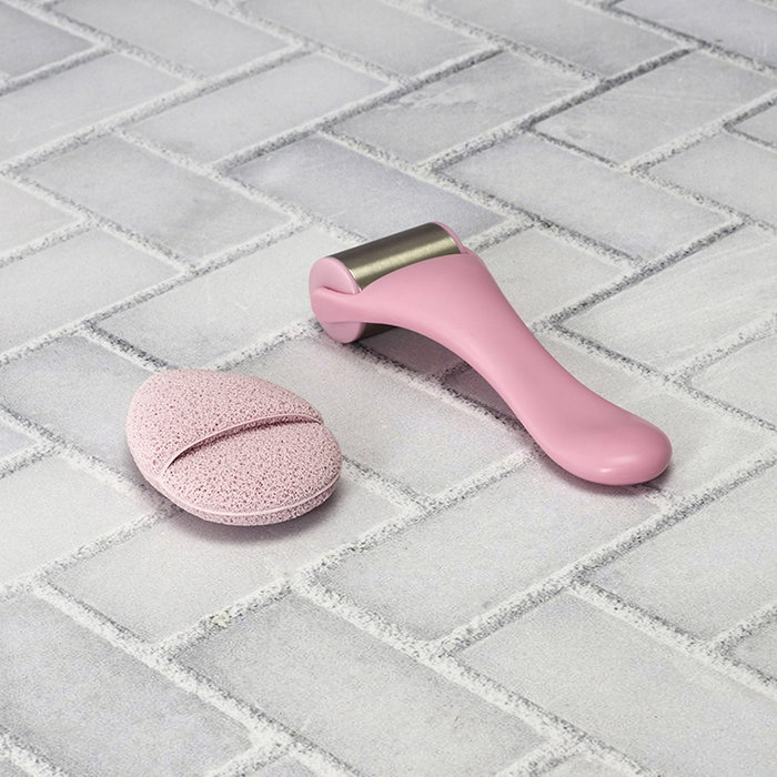 Cosmetic Club Masajeador Facial con Esponja Limpiadora para Revitalizar y Limpiar la Piel