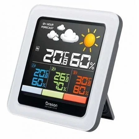 ESTACION METEOROLÓGICA MULTIZONA OREGON RAR-502-SX - PANTALLA LCD COLOR - RELOJ RADIO CONTROLADO - TEMPERATURA/HUMEDAD INTERIOR Y EXTERIOR ESTACION METEOROLÓGICA MULTIZONA OREGON RAR-502-SX - PANTALLA LCD COLOR - RELOJ RADIO CONTROLADO - TEMPERATURA/HUMEDAD INTERIOR Y EXTERIOR