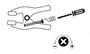 Piher Pinza de Fuerza Ajustable con Apertura de 3 cm y Cuerpo de Nylon y Fibra de Vidrio