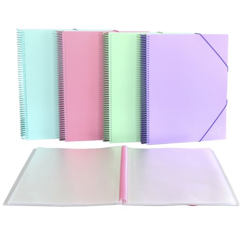 Carpeta Fundas (Tarifario) Senfort Pastel Pp A4 Con Goma 50 F. Surtido De 4 Carpeta Fundas (Tarifario) Senfort Pastel Pp A4 Con Goma 50 F. Surtido De 4