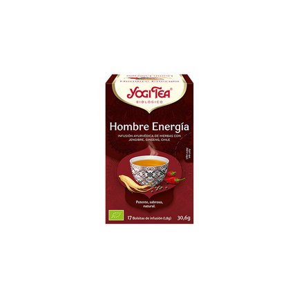 YOGI TEA Infusión Hombre Energía 17 bolsitas
