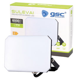 GSC Evolution Proyector LED Sulevai 50W 6500K IP65 Negro