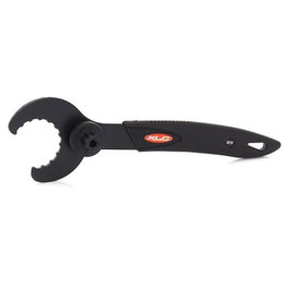 XLC TO-S01 Llave para eje de pedalier y bielas Compatible Shimano Hollowtech II y Truvativ GXP Herramienta de montaje