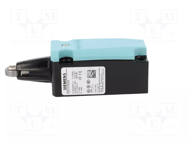 SIEMENS 3SE5112-0CD02 Interruptor de fin de carrera con roldana de acero Ø13mm SIEMENS 3SE5112-0CD02 Interruptor de fin de carrera con roldana de acero Ø13mm