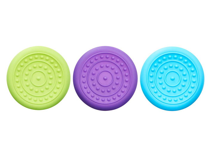 Mascow Disco Mascota Silicona Surtidos 23 cm x 2 cm x 23 cm (Set de 24)