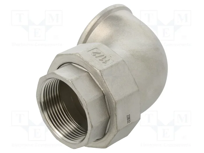GEBO Codo de 90° G316 acero inoxidable G 1 1/2" hembra-hembra