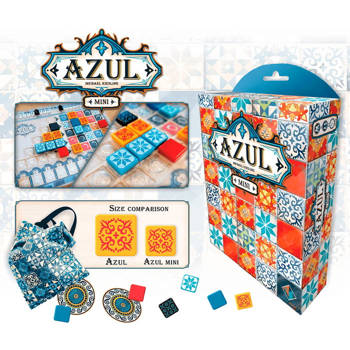 Asmodee Azul Mini Multicolor Edition de Juego de Mesa de Estrategia Edition Español Asmodee Azul Mini Multicolor Edition de Juego de Mesa de Estrategia Edition Español