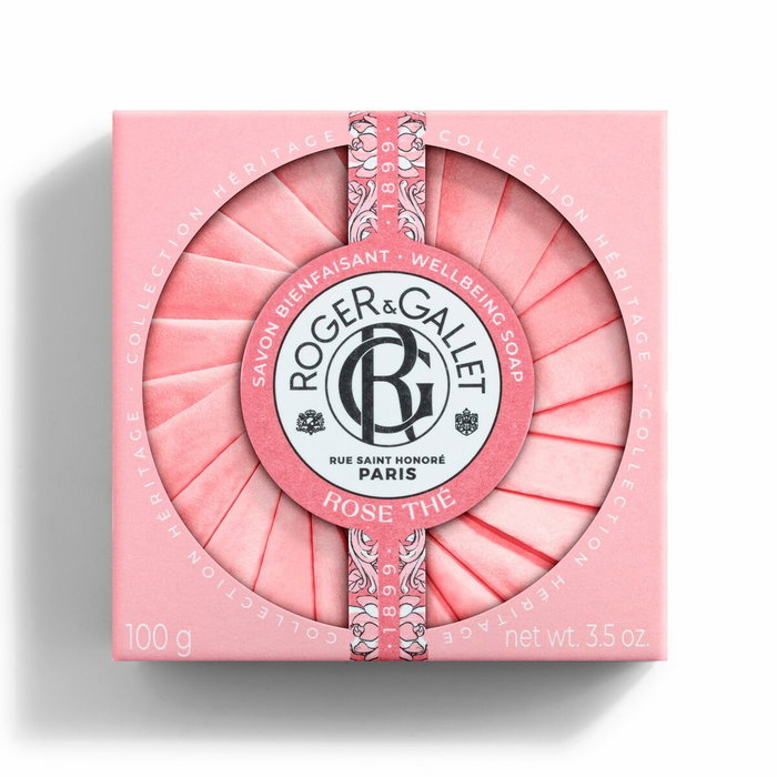 Roger & Gallet Rose Thé Jabón de Bienestar 100 g